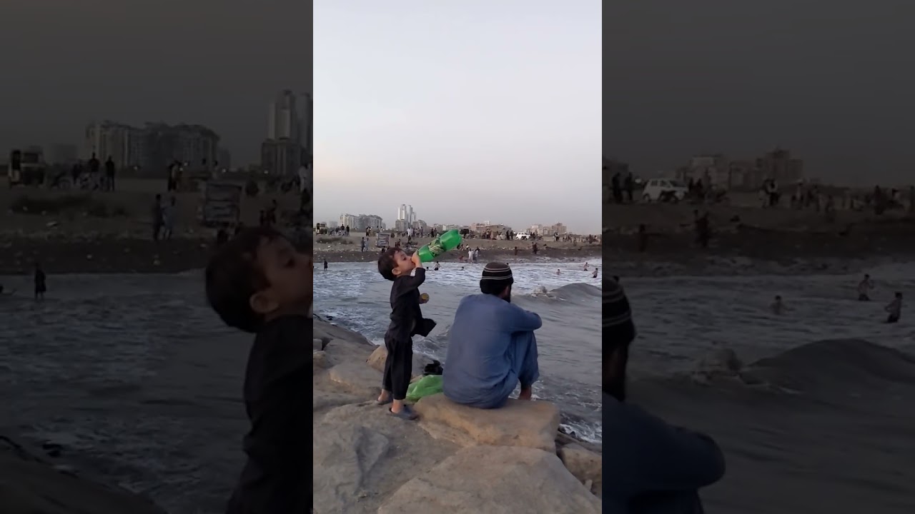 Effects of Cyclone Biperjoy at Karachi Sea View 