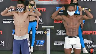 ISAAC DOGBOE VS. CHRIS AVALOS - FULL WEIGH IN \& FACE OFF VIDEO