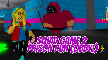 🦑SQUID GAME 2 PRISON RUN OBBY!🏃 WALKTHROUGH FULL GAME #roblox