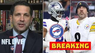 NFL LIVE | Adam Schefter BREAKING: Steelers tender UFA Aaron Rodgers, George Pickens leaves Cowboys?