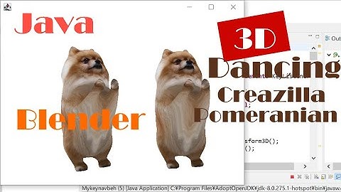 Java 3D: How to Make Dancing .obj Pomeranian Models