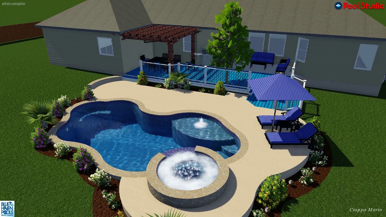 Pool Studio - 3D Swimming Pool Design Software - YouTube