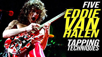 Eddie Van Halen Tapping Techniques That CHANGED THE WORLD!!!