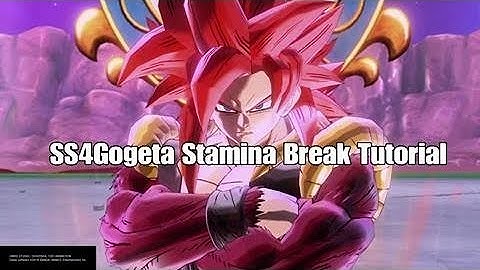 Dragon Ball Xenoverse 2: SS4 Gogeta stamina break tutorial.