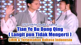 Tian Ye Bu Dong Qing ( Langit pun Tidak Mengerti )   Lirik dan Teks Bhs. Indo | Legenda Ular Putih