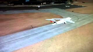 SA Airlink landing at Bloemfontein International