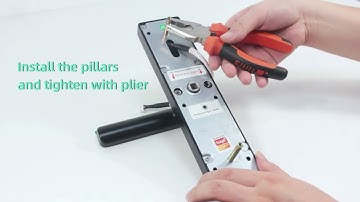 632 Smart Lock Installation/open the door with right hand