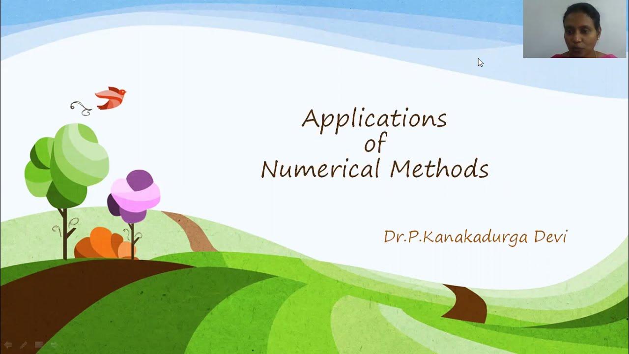 Applications of numerical methods youtube