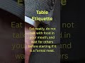 Simple Etiquette Rules Everyone Should Know #decor