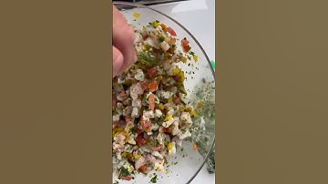 Fresh Red Snapper Ceviche