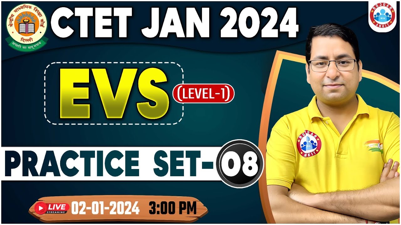 CTET Jan 2024 | CTET EVS Paper 1 Practice Set #08, CTET EVS PYQ's, EVS ...