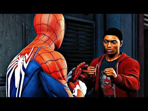 Spider-Man PS4 - Miles Meets Spider-Man & Punches Him