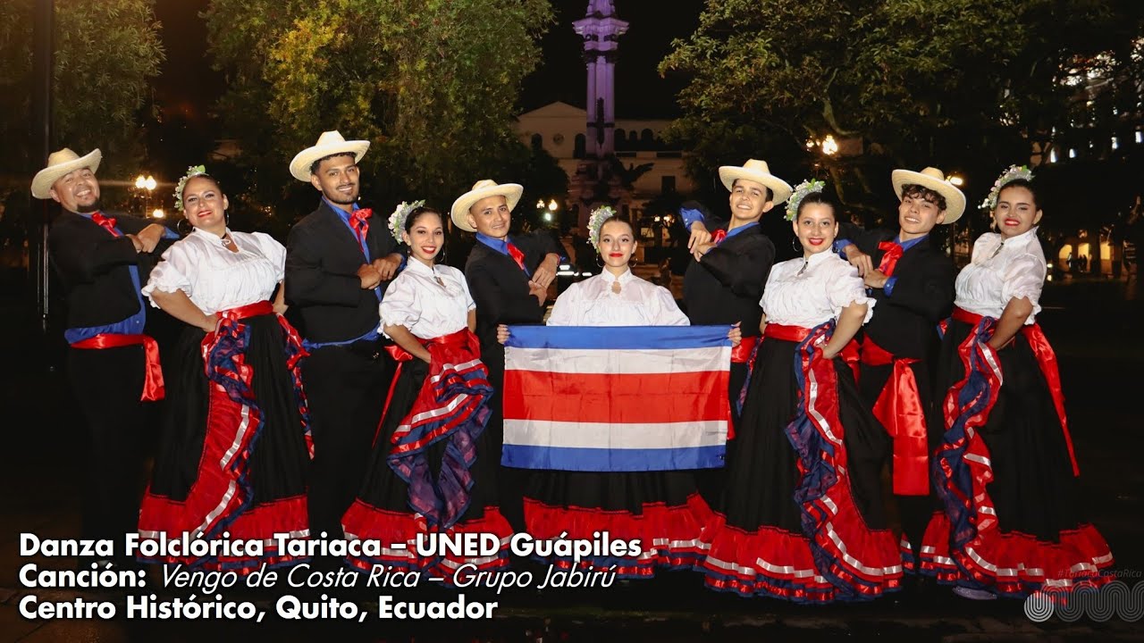 Danza Folclórica Tariaca │Vengo de Costa Rica - Grupo Jabirú │ Festival Danza REDAFOL Ecuador