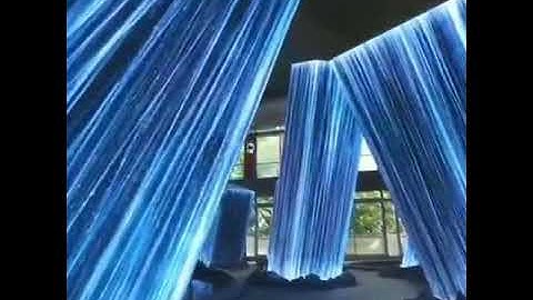 Interactive Led Cube Display Cooperate with Teamlab