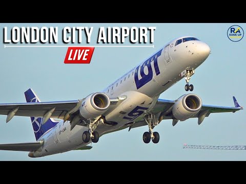 🔴London City Airport LIVE ✈️ | Wednesday Chill Stream | Plane Spotting from LCY | 09 July 2025