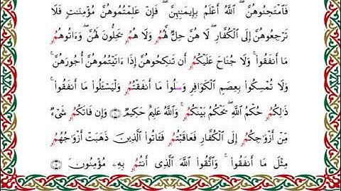 سورة الممتحنة  برواية البزي عن ابن كثير ـ  الشيخ أحمد ديبان