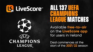 LiveScore: UEFA Champions League Live-Streaming Announcement screenshot 2