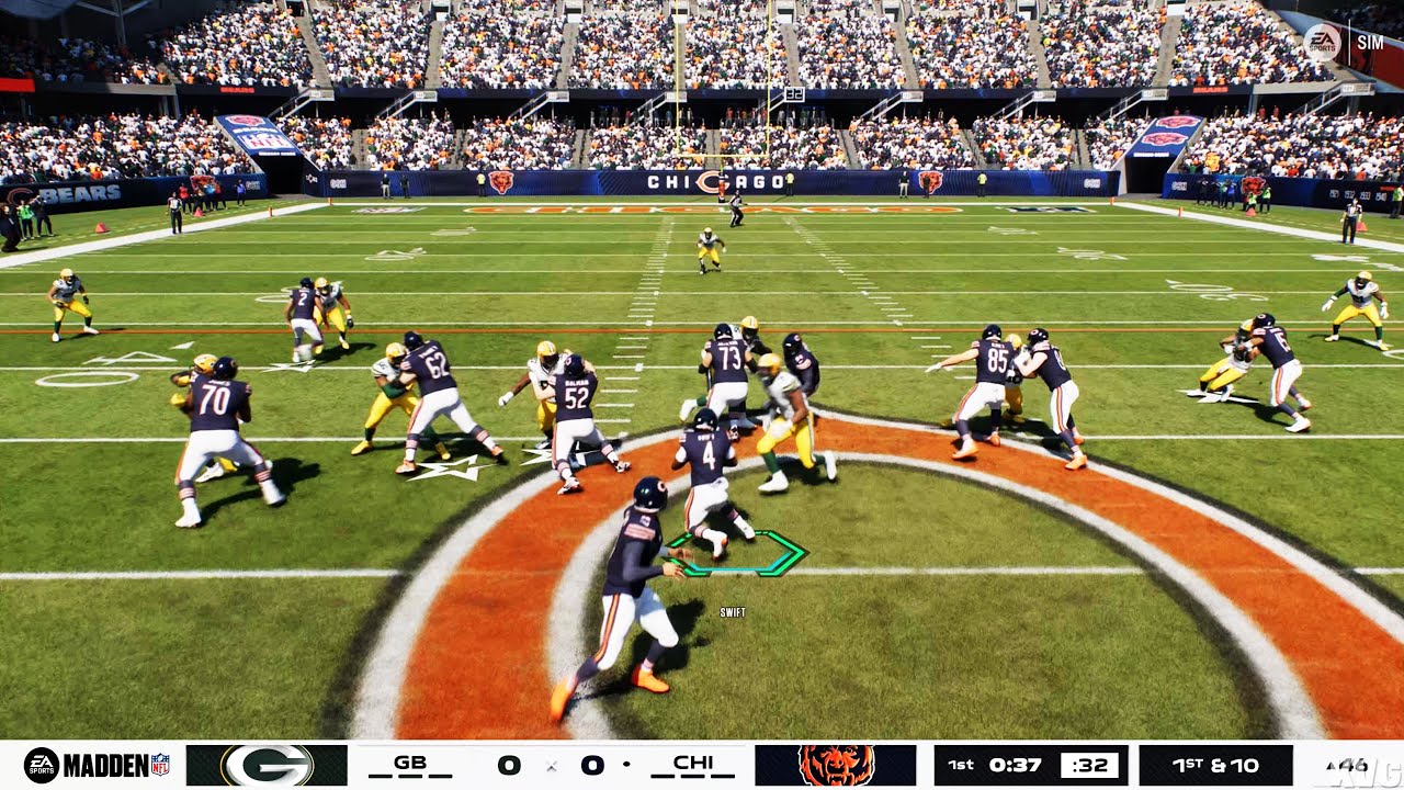 Madden NFL 26 - Green Bay Packers vs Chicago Bears - Gameplay (PS5 UHD) [4K60FPS]