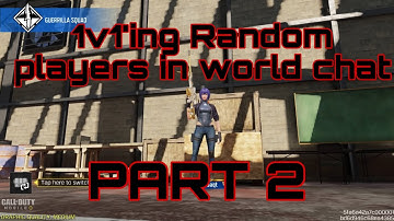 1v1’ing RANDOM players in world chat (PART 2)