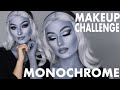 Makeup Challenge: Grayscale Monochromatic Illusion Makeup