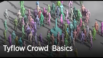 Tyflow Crowd Simulation Basics