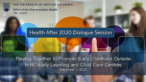 Playing Together to Promote Early Childhood Outside in BC Early Learning and Child Care Centres