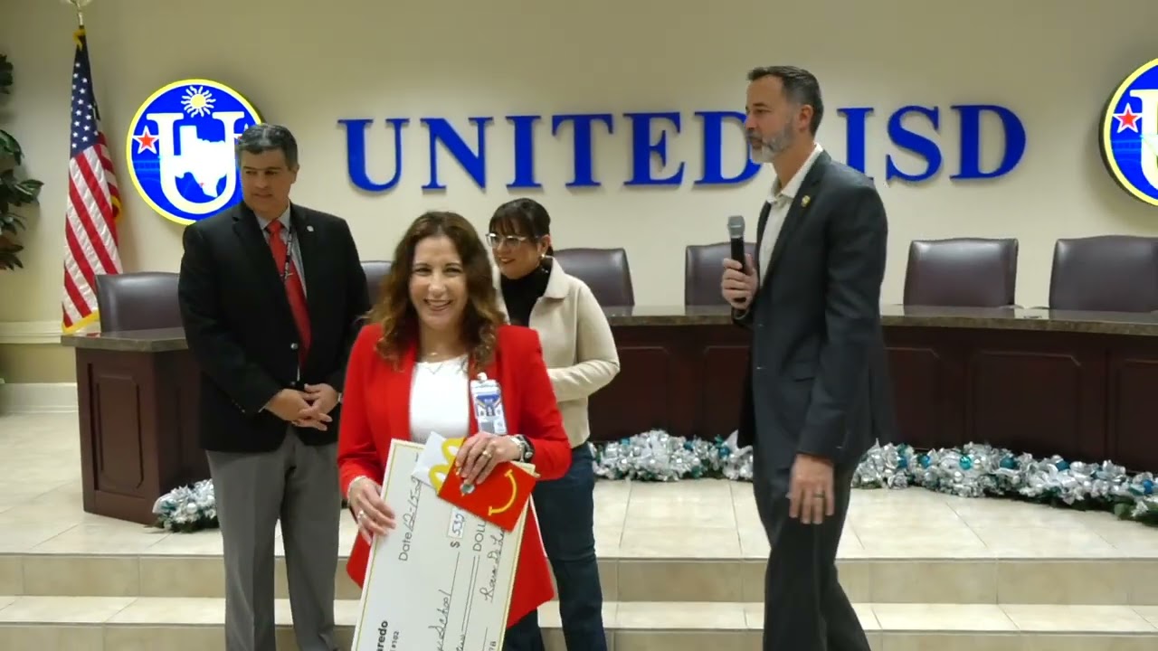 Mcdonald's of Laredo Check Presentation December 15, 2025