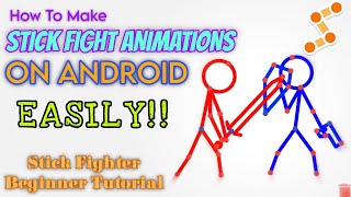 HOW TO CREATE STICK FIGHT ANIMATIONS ON ANDROID EASILY!! Stick Fighter Beginner Tutorial screenshot 4