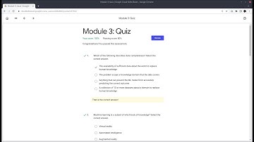 Module 3: Quiz Innovating with Data and Google Cloud