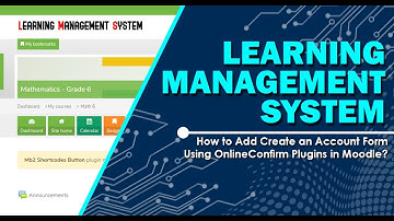 How to Add Create an Account Form Using OnlineConfirm Plugins in Moodle?
