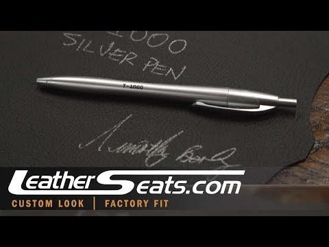 T-1000 Silver Ink Pen | Temporary Leather Marking Pen by LeatherSeats.com