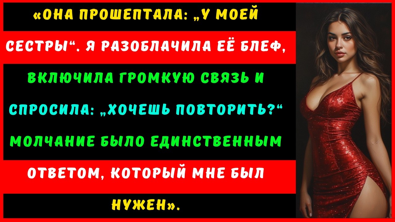 Она позвонила в 2 часа ночи: «Я у сестры». Я включил громкую связь и спросил: «Хочешь повторить?»
