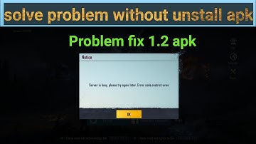 😍error code restrict area pubg mobile🔥🔥after update 1.2