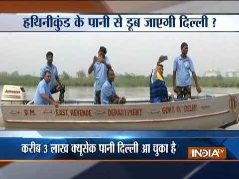 Alert for Delhi as Haryana releases 11 Lakh cusec water from Hathni Kund barrage