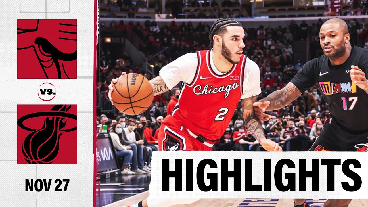 HIGHLIGHTS: Chicago Bulls fall short by 3 to Miami Heat - YouTube
