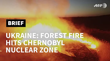 Ukraine: forest fire hits Chernobyl nuclear zone | AFP