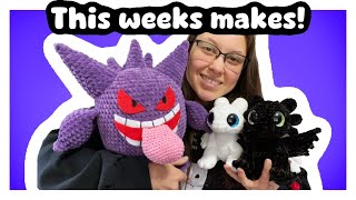 This Weeks Makes! Crochet Plushies, Accessories and a Blanket! Crochet Christmas Vlog ❄️