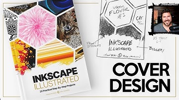 Inkscape Illustrated Book Cover Design Tutorial: Clipping vs. Masking Techniques