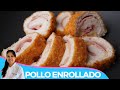 POLLO ENROLLADO CON JAMON Y QUESO | POLLO CORDON BLEU