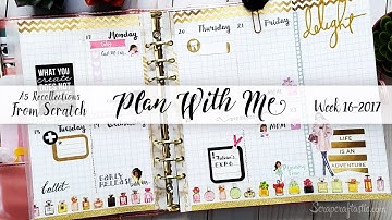 Week 16-2017 / Plan With Me "From Scratch" for A5 Michael