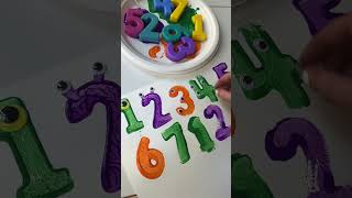 🧌Number Monsters  #halloween #halloweencraft #math #mathteacher