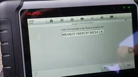 Autel oil service reset  BMW E60