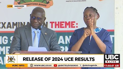 2024 UCE RESULTS; UNEB AWARDED WITH AN INTERNATIONAL STANDARD CERTIFICATE OF EDUCATION SYSTEM