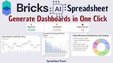 Create Dashboards in Few Seconds Using Bricks AI Spreadsheet