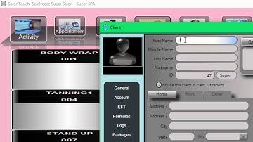 SalonTouch Pearl  - Adding a New Client