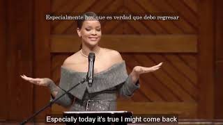 Rihanna's speech to Harvard (English\/Spanish subtitles)