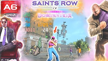 Saints Row 4 (AMD A6, Radeon R4 Graphics) Low End PC (512MB)