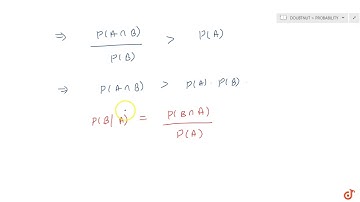 If `P(A|B) gt P(A)`, then which of the following is correct: (A) `P(B | A) lt, P(B)` (B) `P(AnnB...
