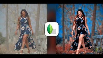 Snapseed Moody Blue Photo Editing | Snapseed Photo Editing | Snapseed Background Colour Change