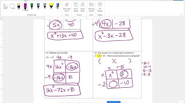 Multiplying and Factoring Video